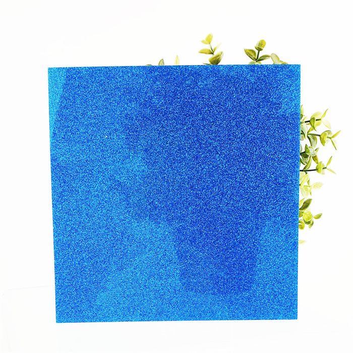 Akrylgjuten ljusblå glitter (HD001) - 3 mm