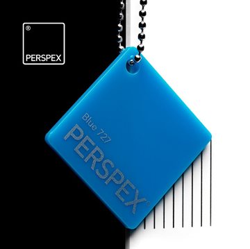 Akryl Perspex Blå Genomskinlig - 3 mm