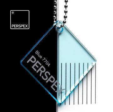 Akryl Perspex Ljusblå transparent - 3 mm