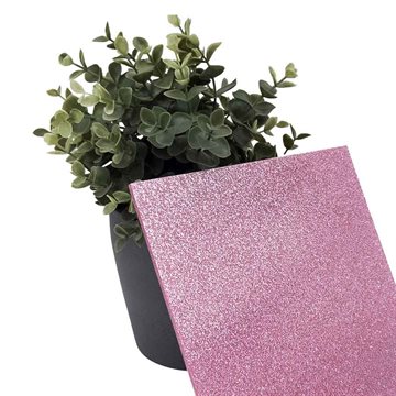 Ljuslila glitter akryl - Skär (ALDSF916) - 3 mm