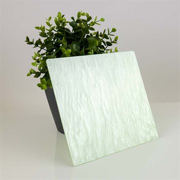 Ljusgrön marmor akryl - Cut (ALDSSW8) - 3 mm