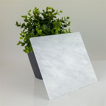 Vit marmor akryl - Skär (ALDST1215) - 3 mm