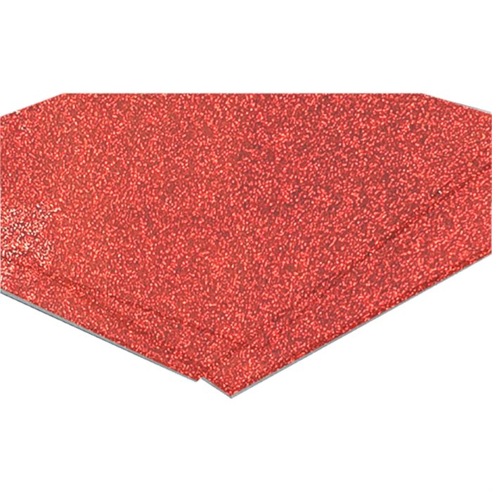 Röd glitter akryl 1220 x 2440 mm