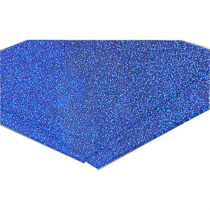 Mörkblå glitter akryl 1220 x 2440 mm