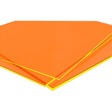 Akryl orange 3 mm (FKRA) (fluorescerande) 3050 x 2050 mm