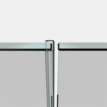 Pauli tätningslist - 8 mm glas - Längd 2500 mm