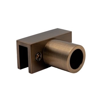 Stabiliseringsstång glashållare till 8-12 mm glas - Antik Mässing