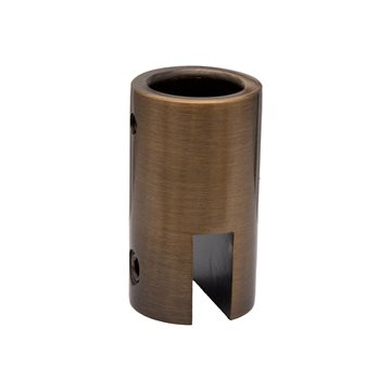 Stabiliseringsstång tak/glas glashållare för 6 - 8 mm glas - Antik Mässing