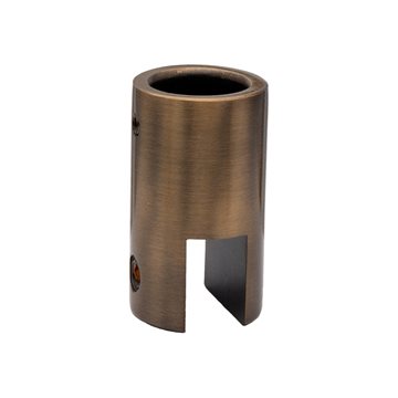 Stabiliseringsstång tak/glas glashållare till 10 - 12 mm glas - Antik Mässing