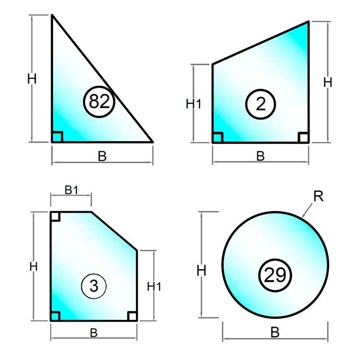 Fri Form - 2-glas (6 + 4 mm)