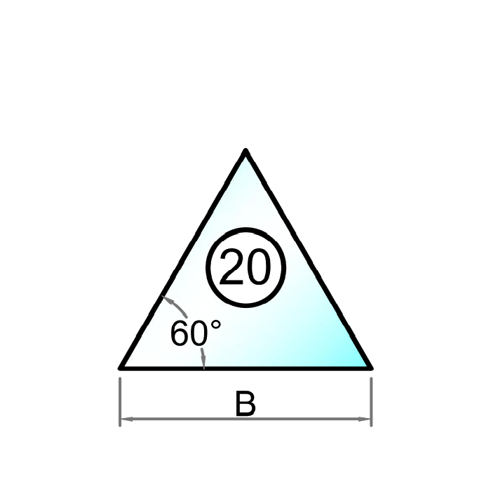 Härdat glas med polerad kant - Figur 20