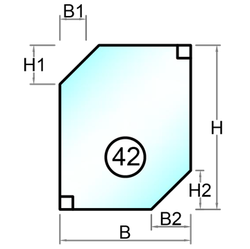 Hammerglass - Klipp till i storlek - Figur 42