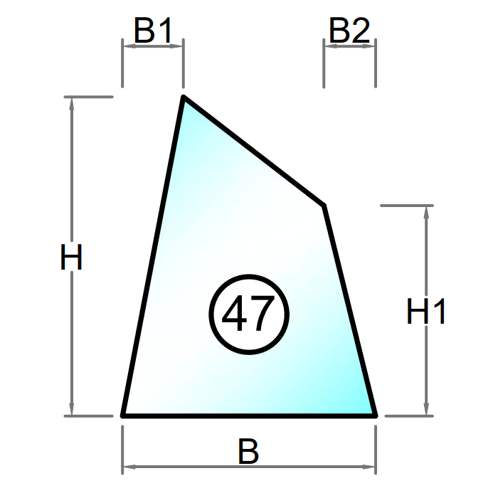 Akryl klar - Laserskärning - Figur 47