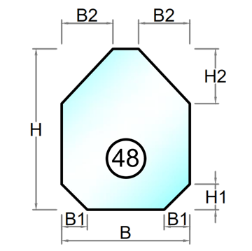 Hammerglass - Klipp till i storlek - Figur 48