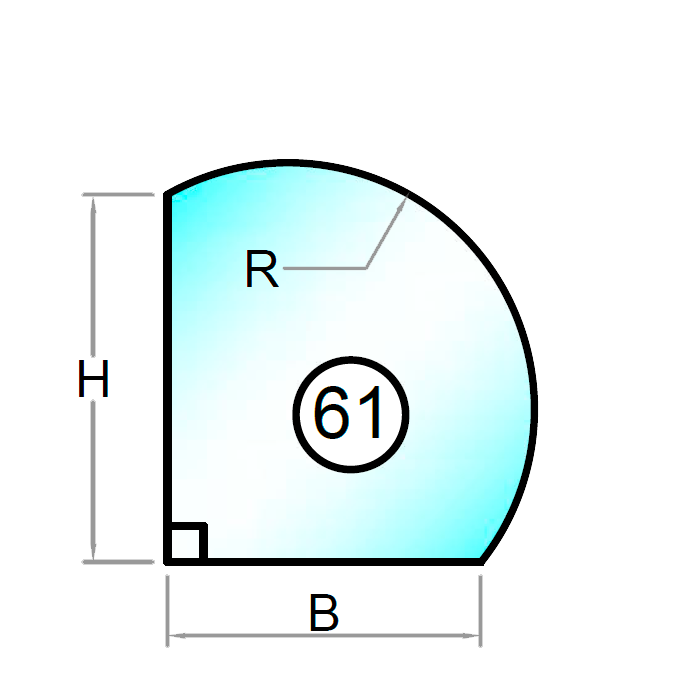 2-glas ljuddämpande isolerglas 6+4 mm - Figur 61