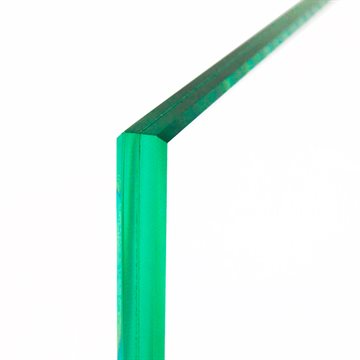 21,52 mm härdat och laminerat glas med polerad kant - Klar