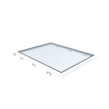 VITRIA platt takfönster - 100 x 130 - Fast - PVC 20/00 Kant