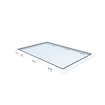 VITRIA platt takfönster - 100 x 150 - Fast - PVC 20/00 Kant