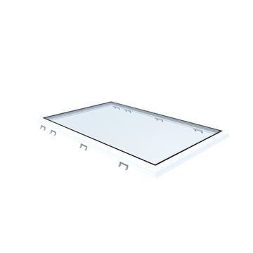 VITRIA platt takfönster - 100 x 160 - Fast - PVC 20/00 Kant