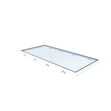 VITRIA platt takfönster - 100 x 220 - Fast - PVC 20/00 Kant