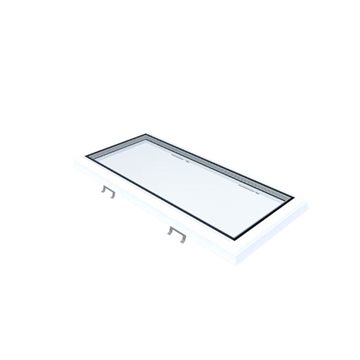VITRIA platt takfönster - 40 x 100 - Fast - PVC 20/00 Kant