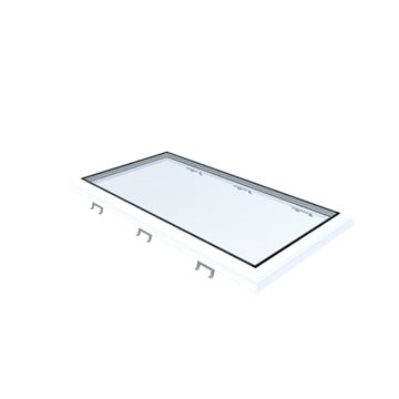 VITRIA platt takfönster - 60 x 120 - Fast - PVC 20/00 Kant