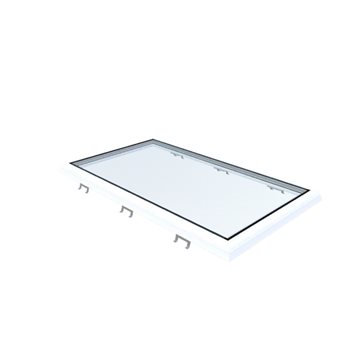 VITRIA platt takfönster - 70 x 130 - Fast - PVC 20/00 Kant
