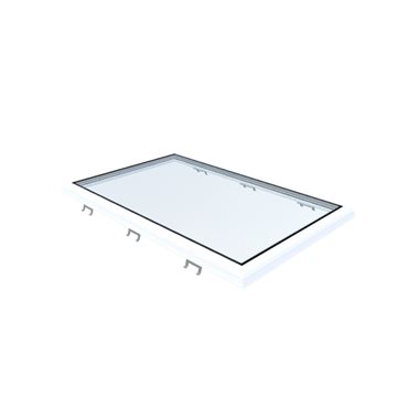VITRIA platt takfönster - 80 x 130 - Fast - PVC 20/00 Kant