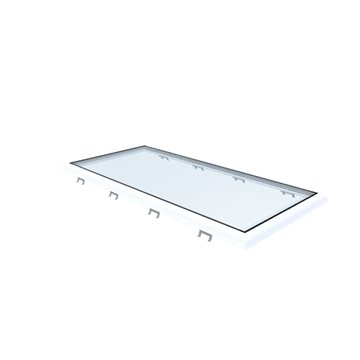 VITRIA platt takfönster - 80 x 180 - Fast - PVC 20/00 Kant