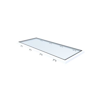 VITRIA platt takfönster - 80 x 200 - Fast - PVC 20/00 Kant