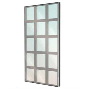 Dubbelglasfönster med Wiener Sprosse - 4 horisontella och 2 vertikala