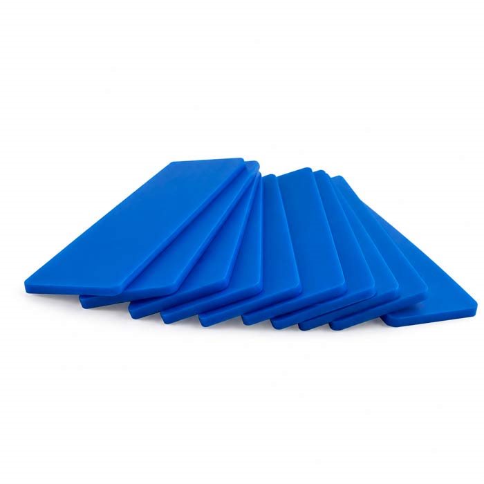 HARPUN Glaskloss 100x30x1 mm - Blå - 1000 st.