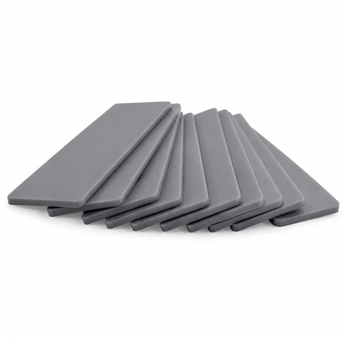HARPUN Glaskloss 100x30x3 mm - Grå - 1000 st.