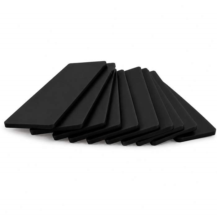 HARPUN Glaskloss 100x30x4 mm - Svart - 1000 st.