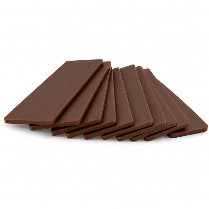HARPUN Glaskloss 100x30x5 mm - Brun - 1000 st.