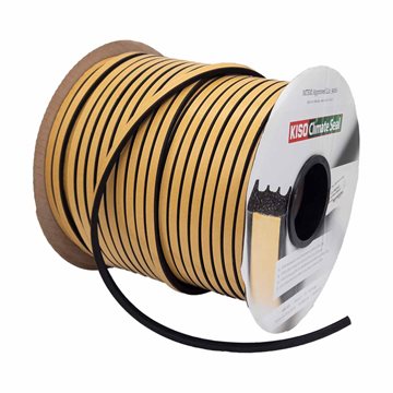 Svart Glasband 4 x 10 mm - 125 meter