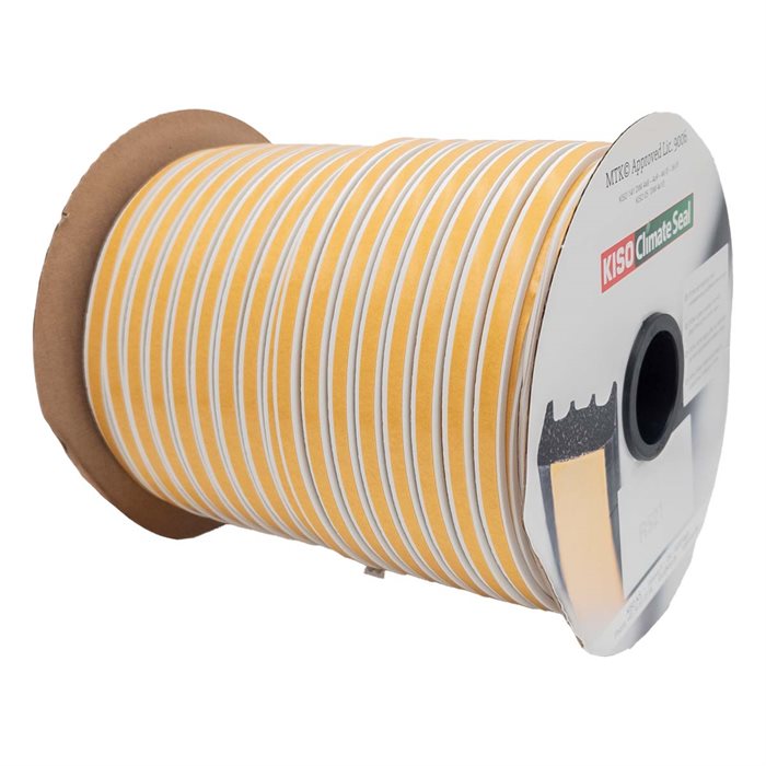 Vitt glasband 4 x 10 mm - 125 meter