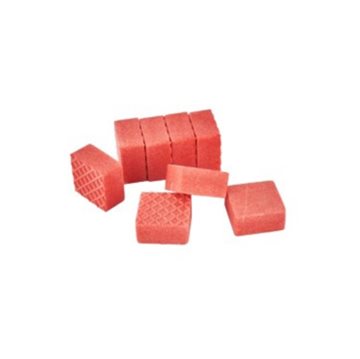Extra röda fyrkantiga block för bottenplattan på Grabo sugkopp
