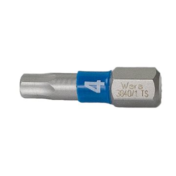 Bits 4 mm - 3840/1 TS Bits - Rostfritt stål - Hex-plus